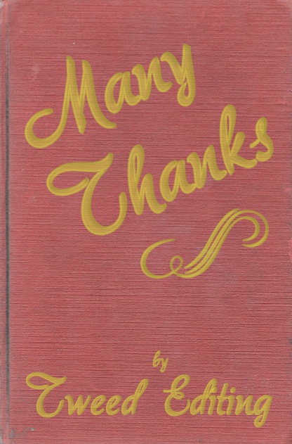 Tweed Thanks Academic Writers